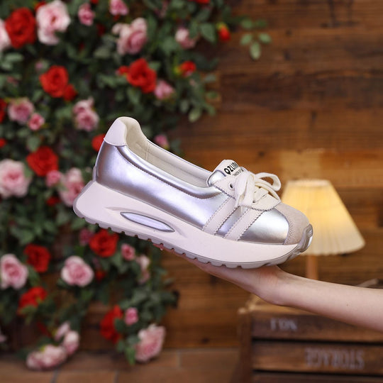 Damen Komfortable Sneakers im modischen Mix aus Textil EB