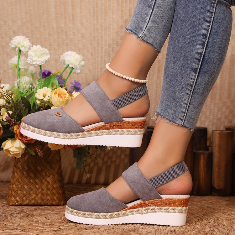 Damen Plateau Sandalen EB