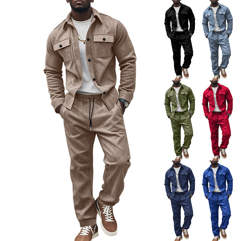 Herren Freizeit-Longejacke mit praktischen Knopftaschen und elastischen Details EB