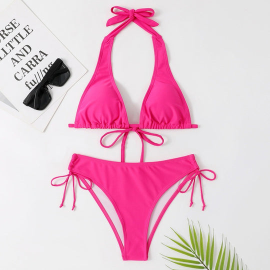 Damen Triangel-Bikini mit verstellbaren Trägern EB