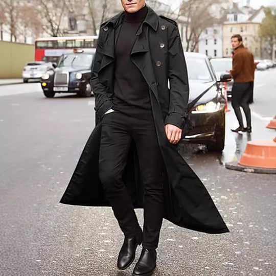 Herren klassischer Trenchcoat EB