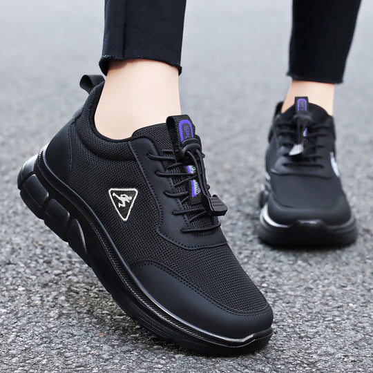 Damen Sportliche hochdämpfende Sneakers mit atmungsaktivem Obermaterial EB