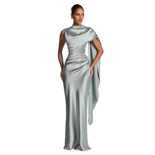 Damen Langarm Abendkleid EB