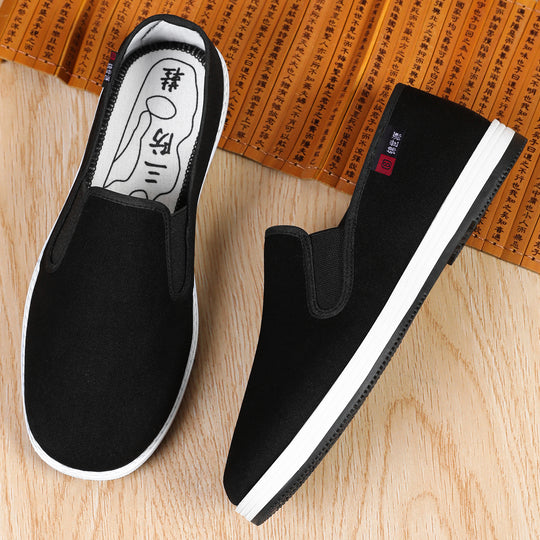 Damen Komfortable Slip-On Freizeitschuhe mit flexiblem Obermaterial EB