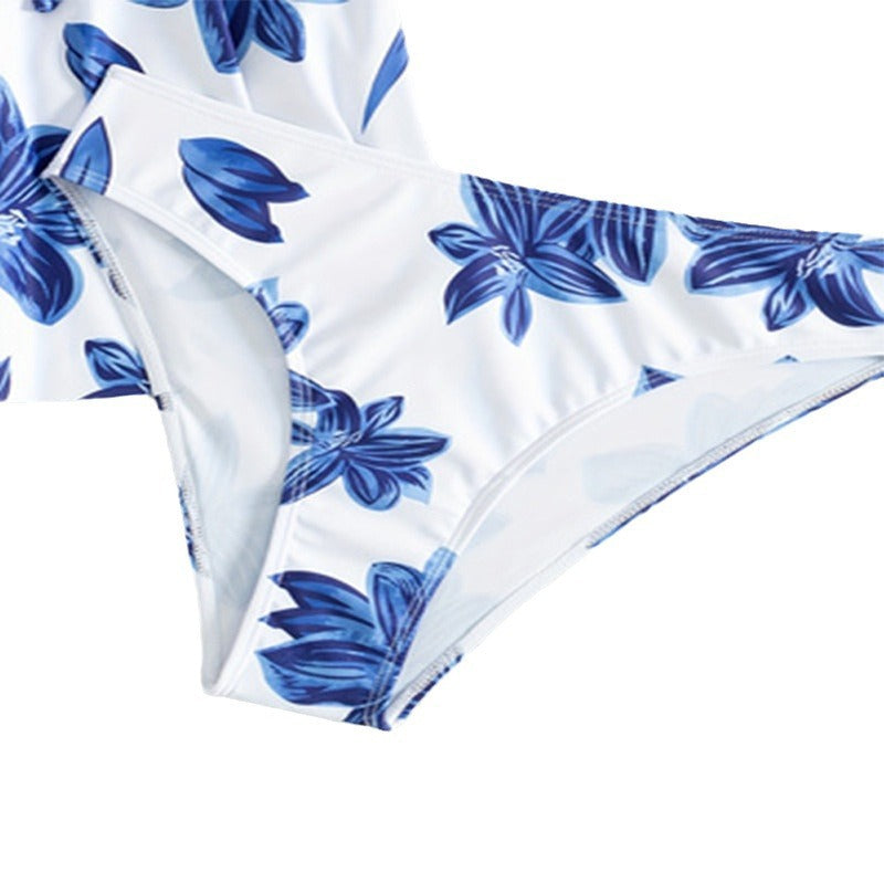 Damen Tankini mit verspieltem Blumenmuster EB