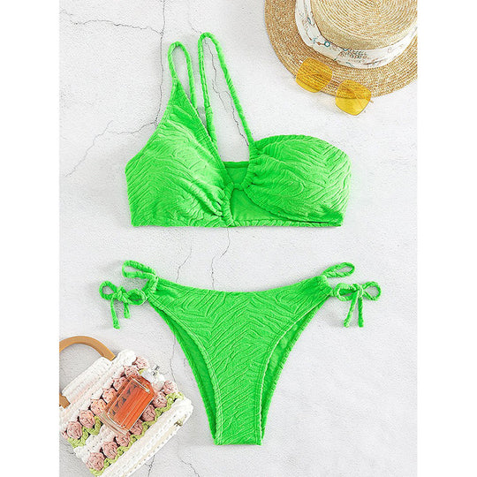 Damen Bikini-Set mit modischem Wickeldetail EB