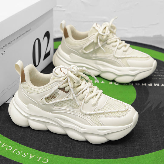 Damen Atmungsaktive Chunky Sneakers mit rutschfester Sohle EB