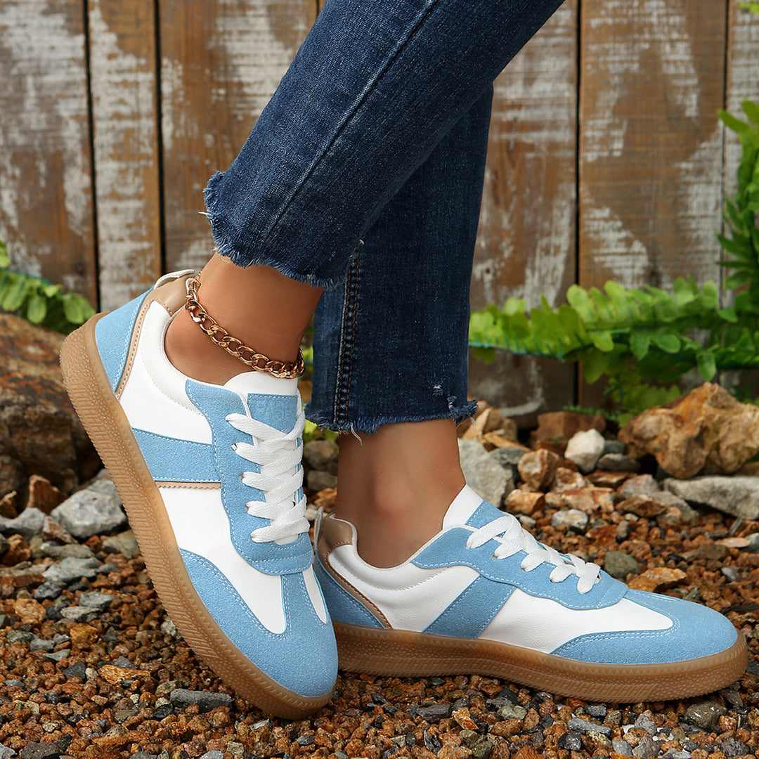 Damen Sneakers mit weichem Obermaterial und rutschfester Laufsohle EB