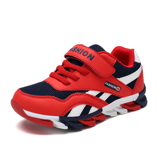 Damen Sportliche Sneakers mit atmungsaktivem Obermaterial und praktischer Klettverschluss EB