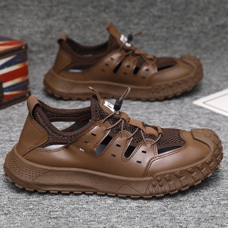 Damen Sportliche Wassersandalen mit rutschfester Gummisohle und atmungsaktivem Obermaterial EB