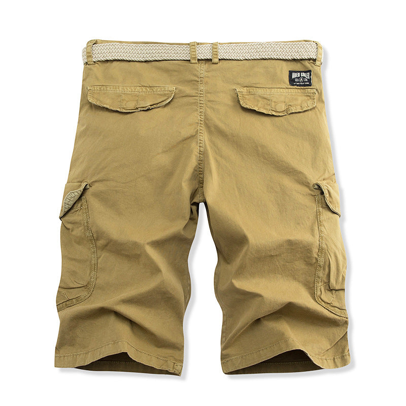 Herren vielseitige Cargo-Shorts mit verstellbarem Gürtel EB