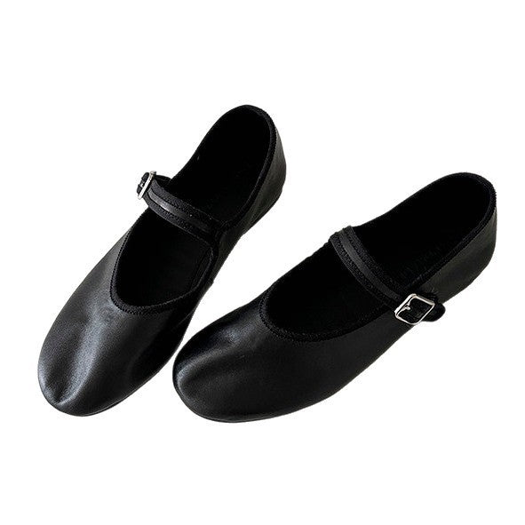 Damen elegante Ballerinas mit verstellbarem Riemchen EB