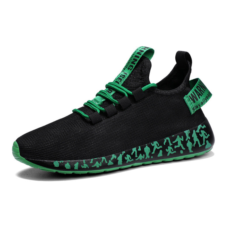 Damen Sportliche Leichtgewicht Sneakers mit rutschfester Laufsohle und atmungsaktivem Design EB