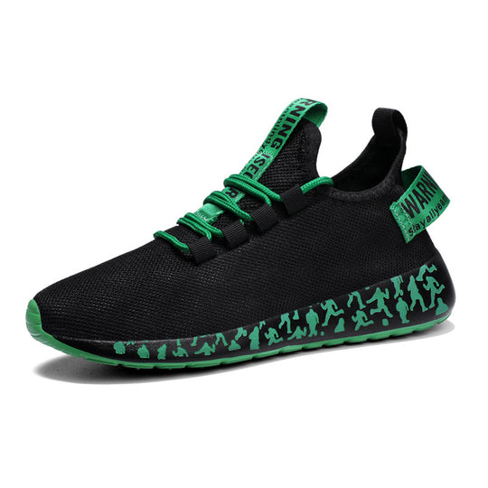 Damen Sportliche Leichtgewicht Sneakers mit rutschfester Laufsohle und atmungsaktivem Design EB