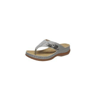 Damen Zehentrenner-Sandalen mit komfortablem Fußbett und modischem Riemendesign EB