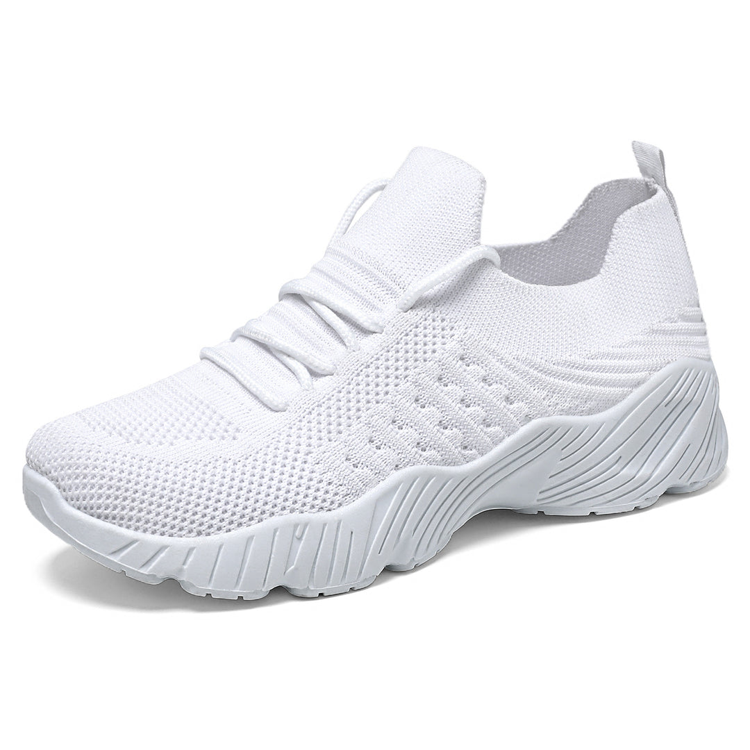 Damen Laufwäsche Sneakers mit elastischem Obermaterial und atmungsaktiver Sohle EB