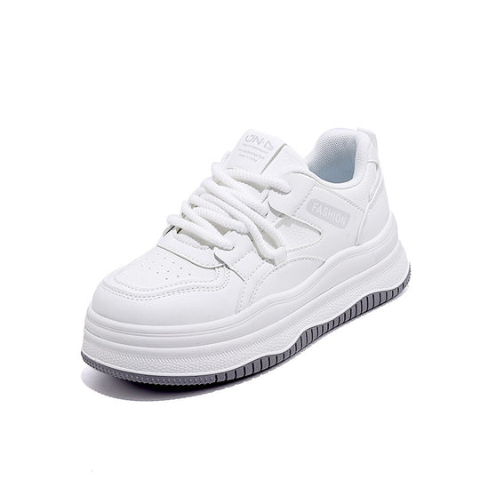 Damen Sportliche Chunky Sneakers mit luftdurchlässigem Obermaterial und stoßdämpfendem Design EB