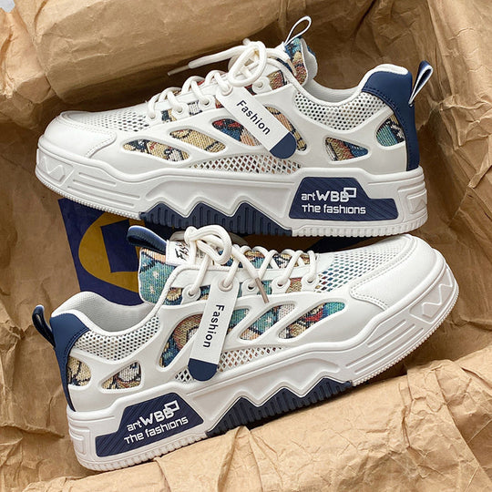 Damen Sportliche Sneakers mit atmungsaktivem Mesh-Obermaterial und flexibler Sohle EB
