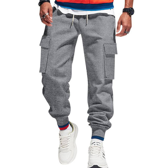 Herren Cargo-Hose mit elastischem Bund und praktischen Seitentaschen EB