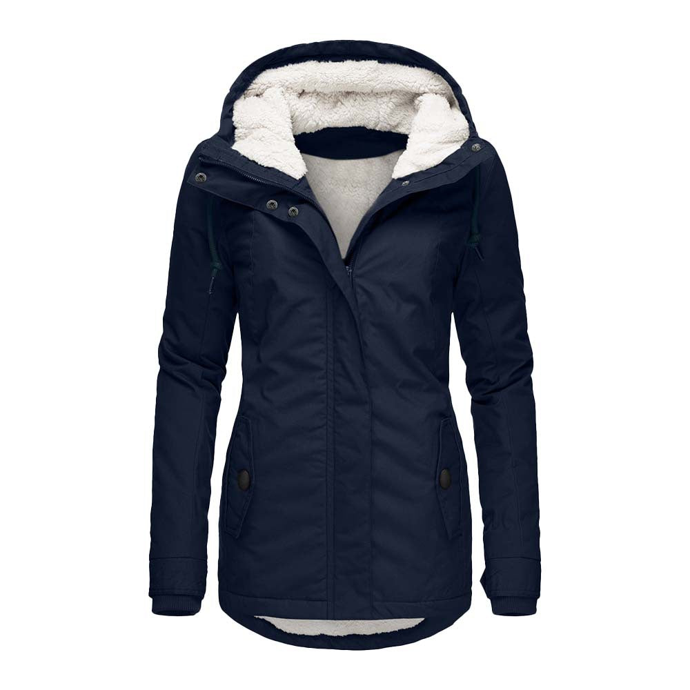 Damen warme Outdoor-Jacke mit kuscheligem Futter EB