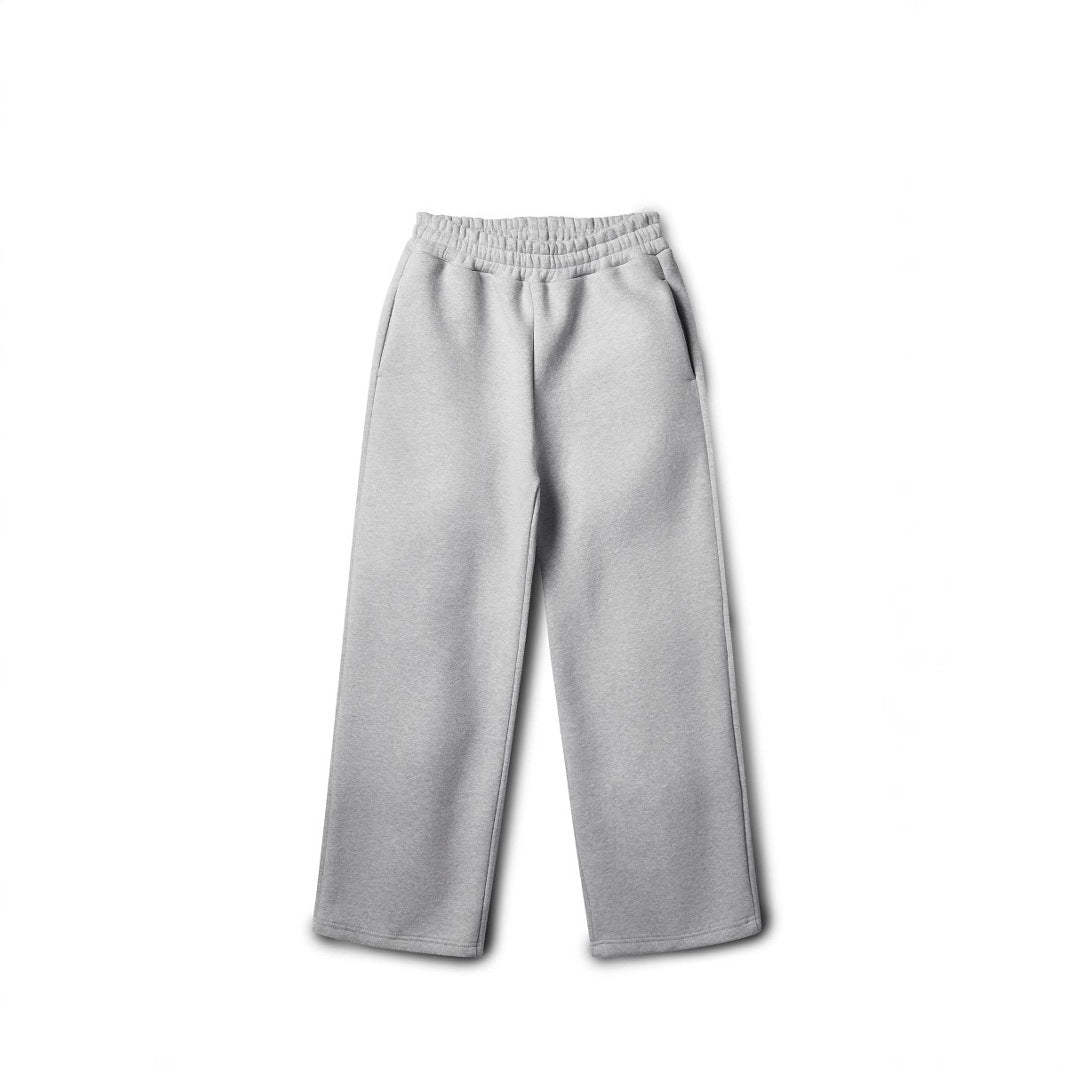 Unisex nan gerade geschnittene Jogginghose mit hohem Elastikbund und seitlichen Eingrifftaschen EB