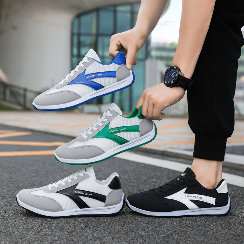 Damen Sportliche Sneakers mit atmungsaktiven Mesh-Einsätzen und dämpfender Sohle EB