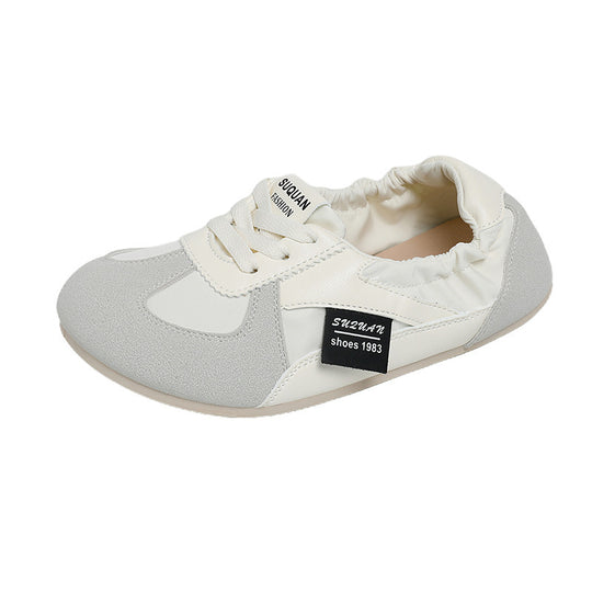 Damen bequeme Sneaker mit flexiblem elastischem Einstieg und dämpfender Sohle EB
