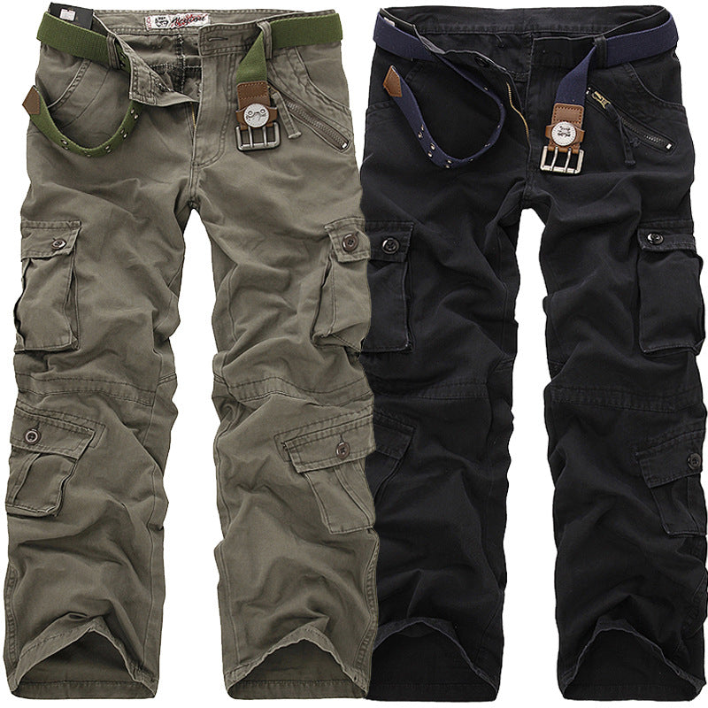 Herren Cargo-Hose mit elastischem Bund und vielseitigen Taschen EB
