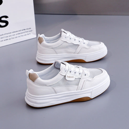 Damen modische Sneakers mit atmungsaktiver Mesh-Oberfläche und rutschfester Sohle EB