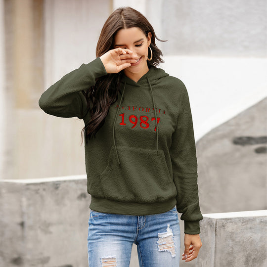 Damen kuscheliger Oversized Hoodie EB
