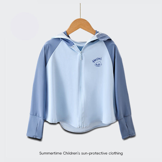 Damen sportliche Zip-Jacke mit niedlichem Aufdruck R&B