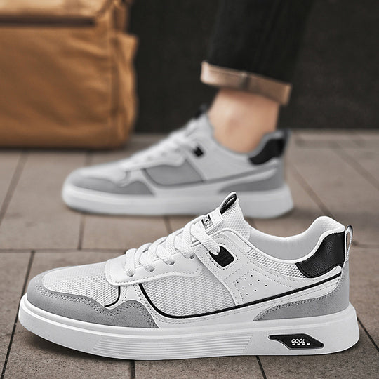 Damen sportliche Freizeitsneaker mit atmungsaktivem Mesh-Obermaterial und dämpfender Sohle EB
