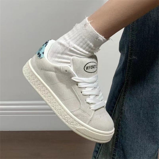 Damen Modische Sneakers mit weichem Obermaterial und rutschfester Sohle EB