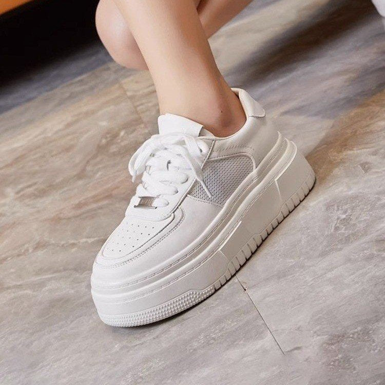 Damen Chunky Sneakers mit atmungsaktivem Mesh-Obermaterial und modischem Design EB