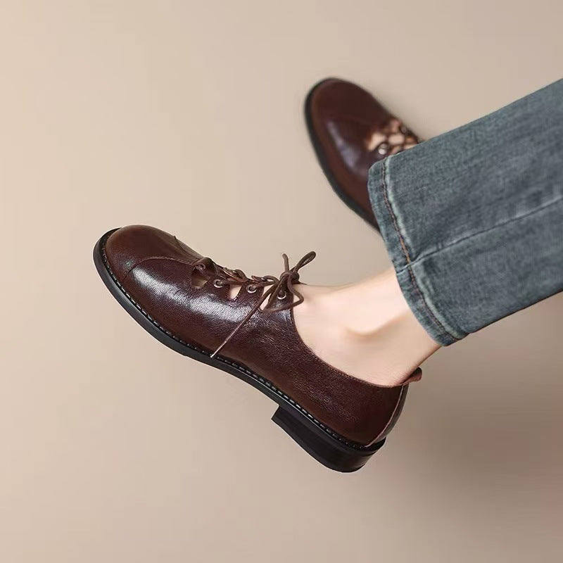 Damen Schnürschuhe mit durchbrochenem Design und weichem Obermaterial EB