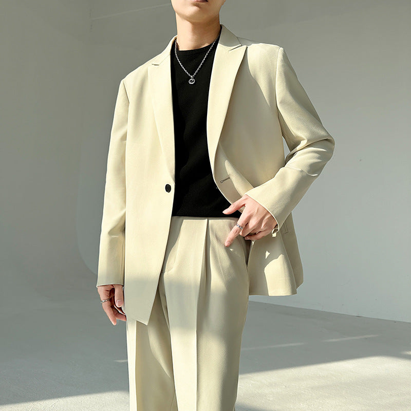 Herren eleganter Anzugblazer mit modernem Schnitt und feinem Innenfutter EB