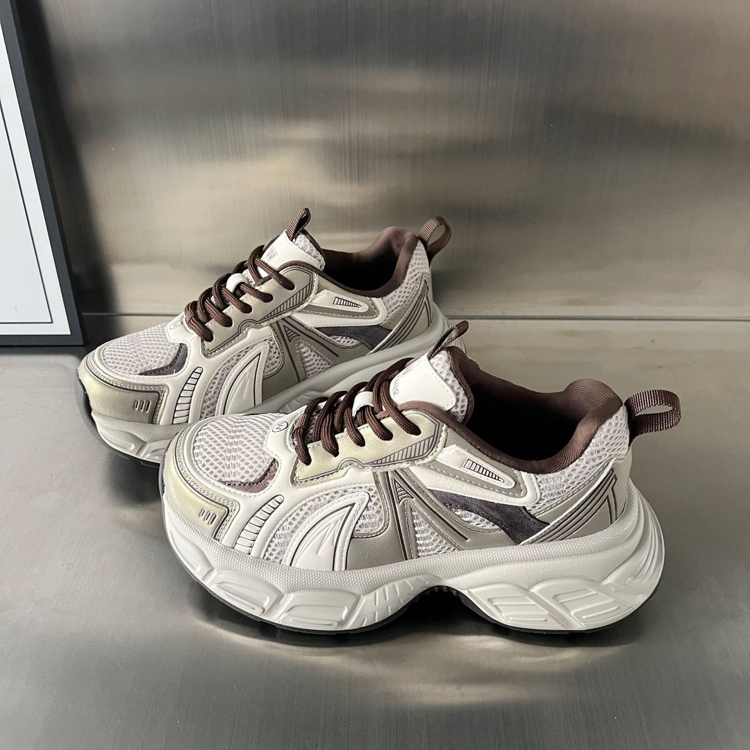 Damen Sportliche Laufschuhe mit atmungsaktiver Mesh-Oberfläche und stabiler Sohle EB