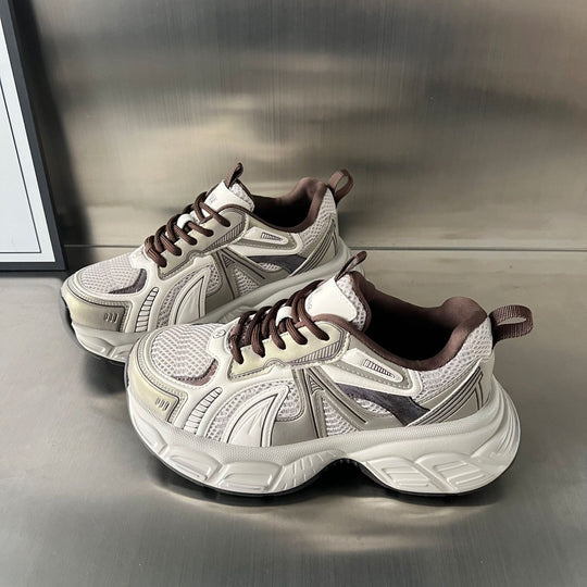 Damen Sportliche Laufschuhe mit atmungsaktiver Mesh-Oberfläche und stabiler Sohle EB