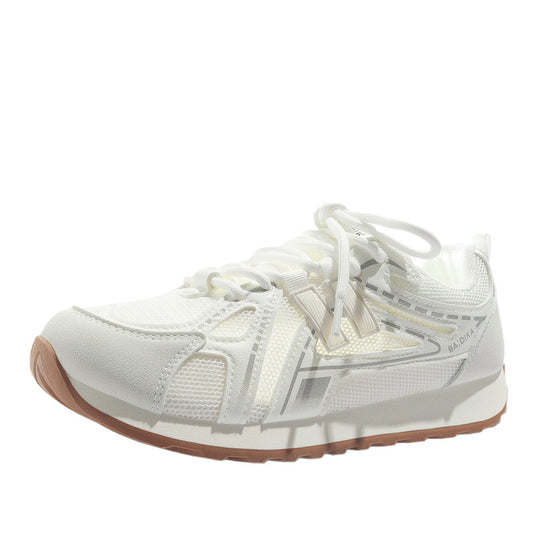 Damen Trendige Sneakers mit atmungsaktiver Mesh-Oberfläche und rutschfester Sohle EB