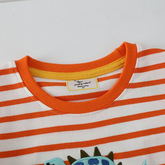 Jungen Langarmshirt mit verspieltem Dinosaurier-Design EB