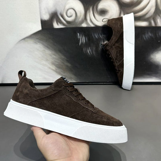 Damen Modische Sneaker aus Wildleder mit Komfortdämpfung EB