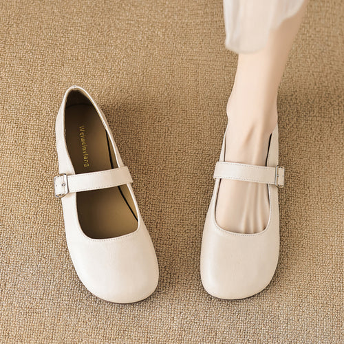 Damen Ballerinas mit verstellbarem Riemen und angenhmem Innenfutter EB