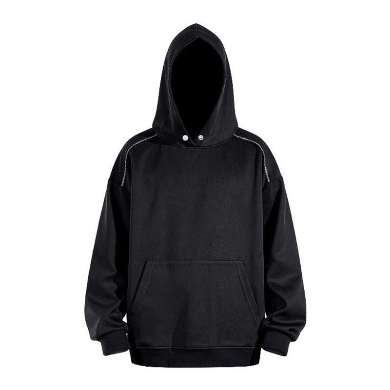 Damen Kapuzenpullover aus weichem Fleece mit praktischen Taschen EB
