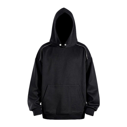 Damen Kapuzenpullover aus weichem Fleece mit praktischen Taschen EB