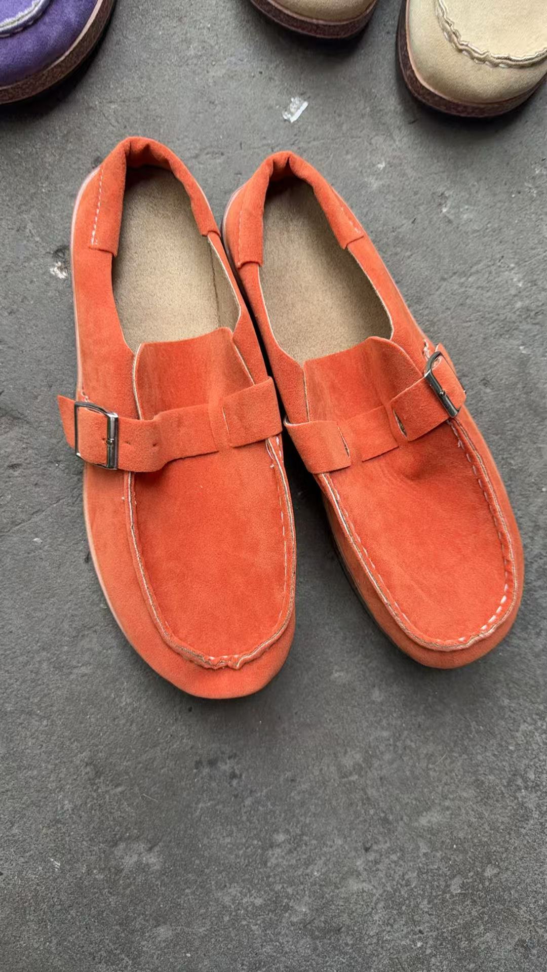 Damen Mokassins mit elegantem Schnallen-Detail EB