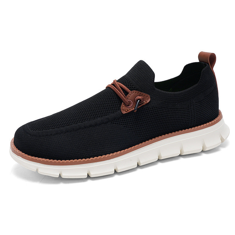 Damen Leichte Slip-On Sneakers mit atmungsaktivem Obermaterial EB