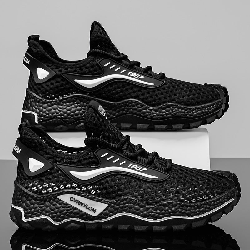 Damen Sportliche Mesh-Laufschuhe mit rutschfester Sohle EB