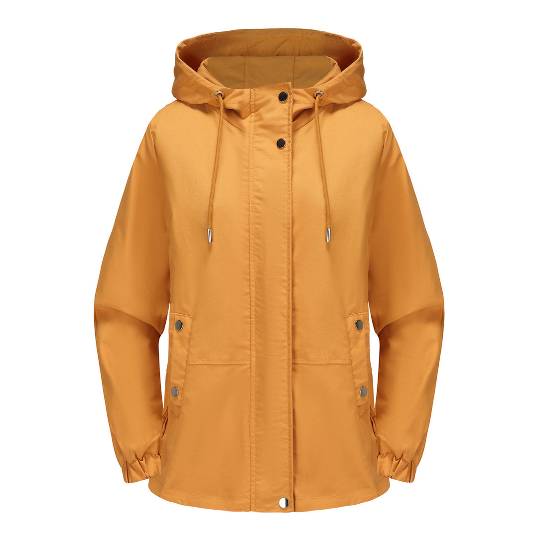 Damen leichte Windjacke mit verstellbarem Bund EB