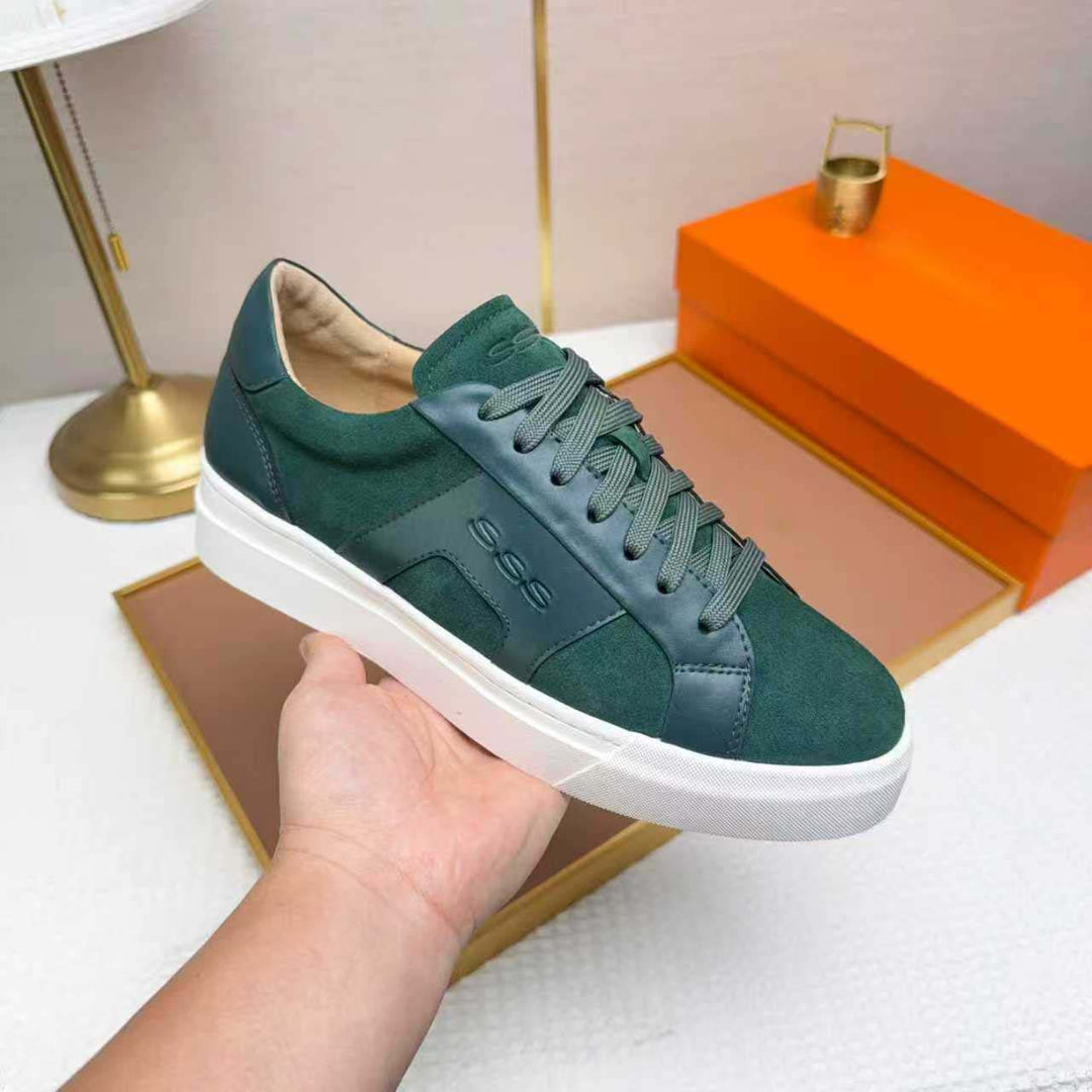 Damen Sportliche Sneakers aus hochwertigem Wildleder mit atmungsaktiver Struktur EB