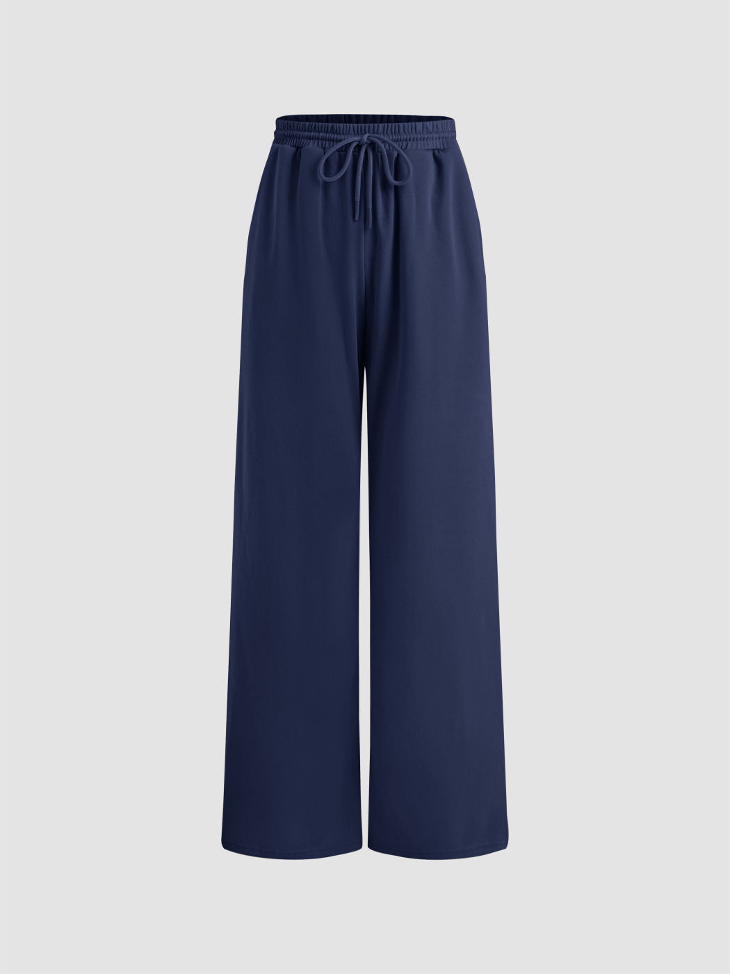 Damen weite Jersey-Hose mit elastischem Bund und Kordelzug EB